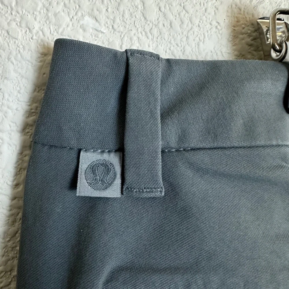 Lululemon Mens Commission Pant Classic Grey Blue Tech Chino LM5AX5S Size 36